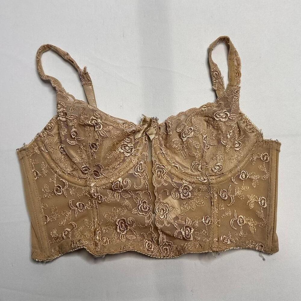 Rampage Size Small Laced Super Cropped Top